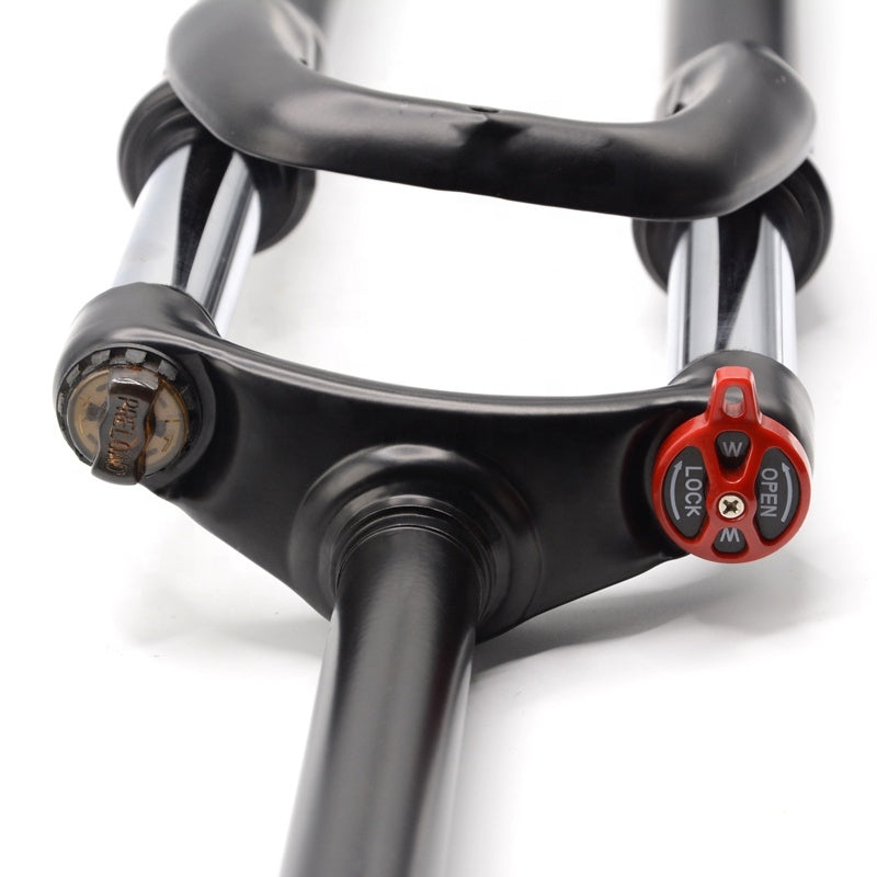 Fourche à suspension hydraulique 26" pour frein à disque