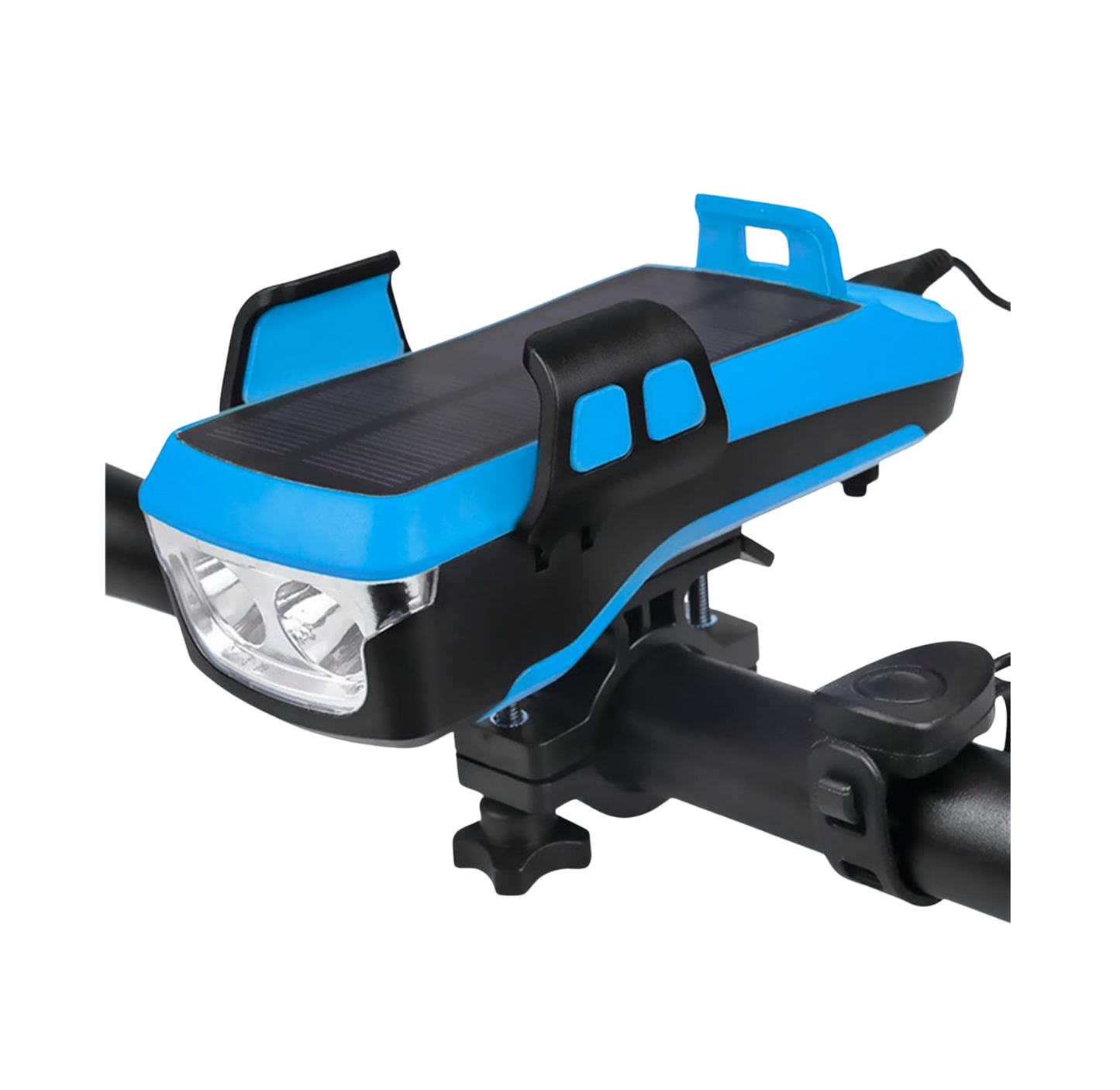 Support (4 en 1) power bank + support téléphone + klaxon + lumiére