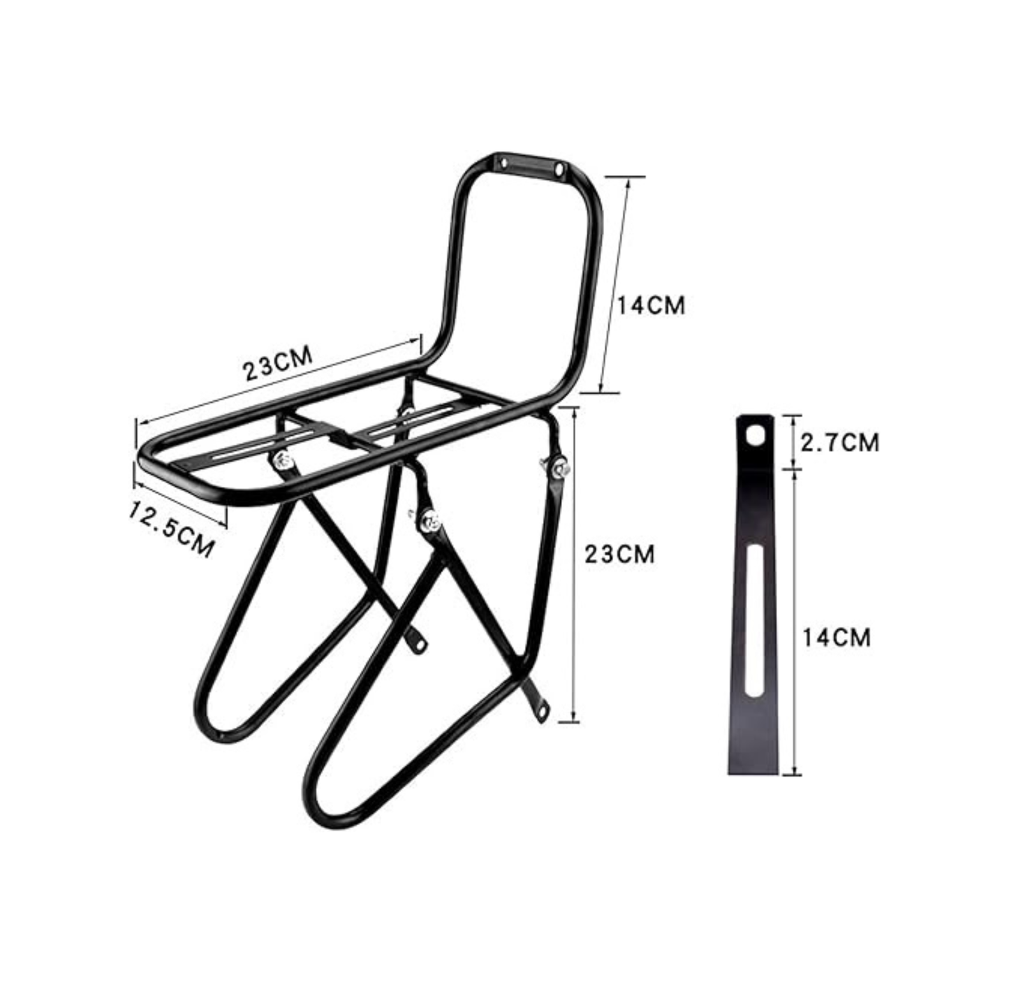 Porte Bagage Avants ( capacité de 15 kg )