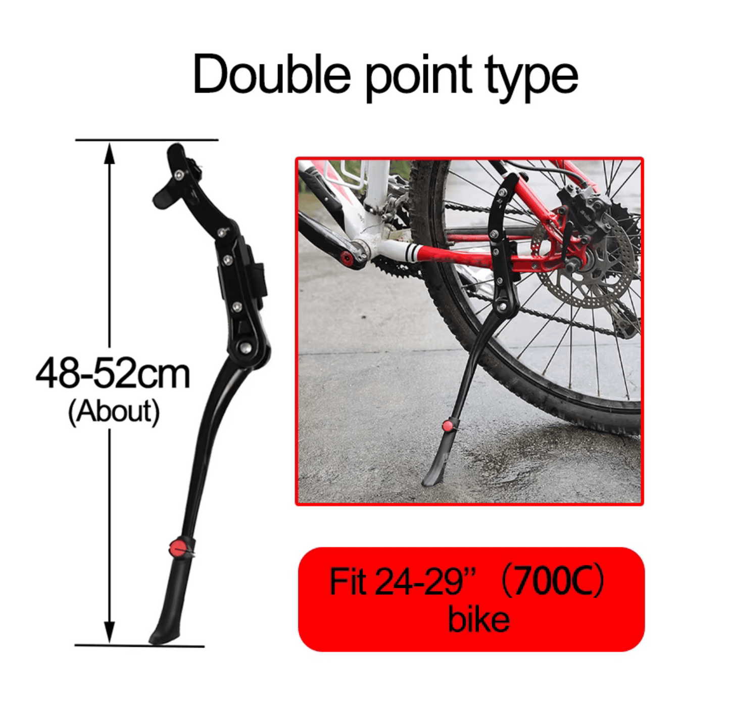 Béquille de Vélo Réglable
