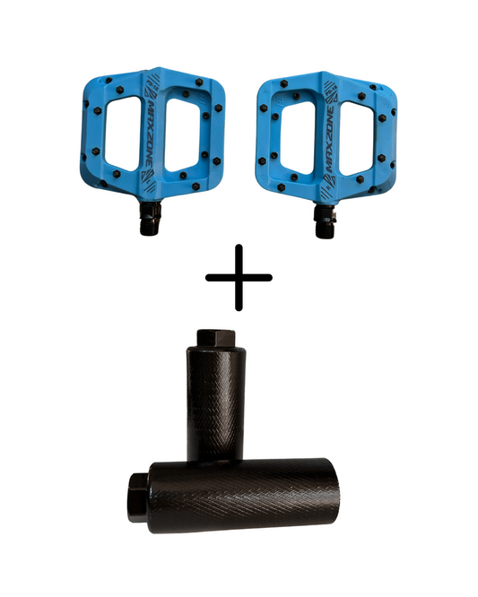Pedale MAXZONE + Repose pied acier