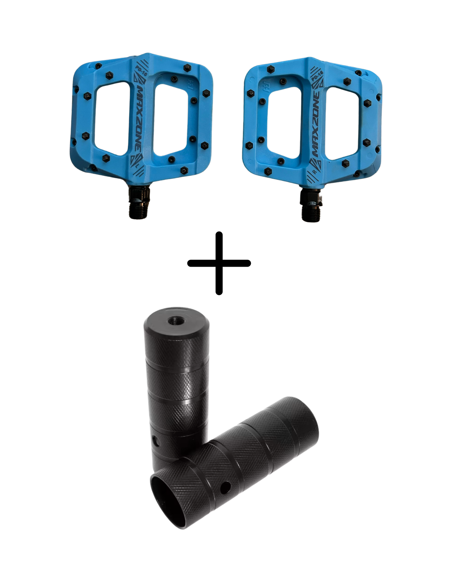 Pedale MAXZONE + Repose pied acier