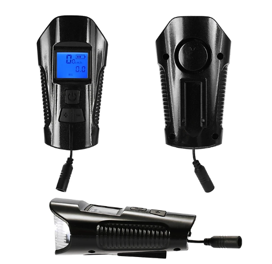 Lampe à vélo Set USB rechargeable+compteur