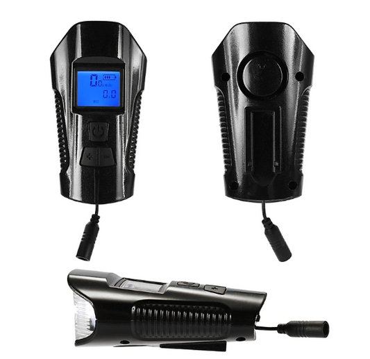 Lampe à vélo Set USB rechargeable+compteur