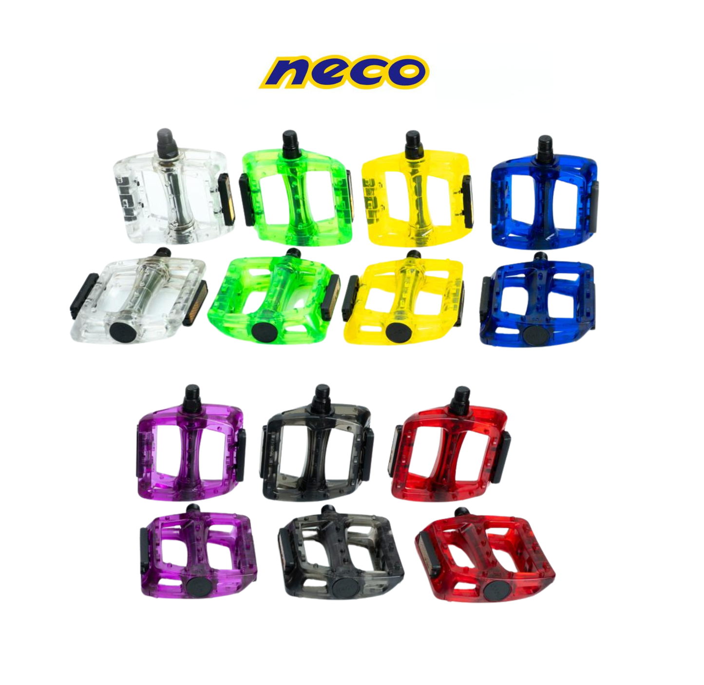 Pédales NECO transparent