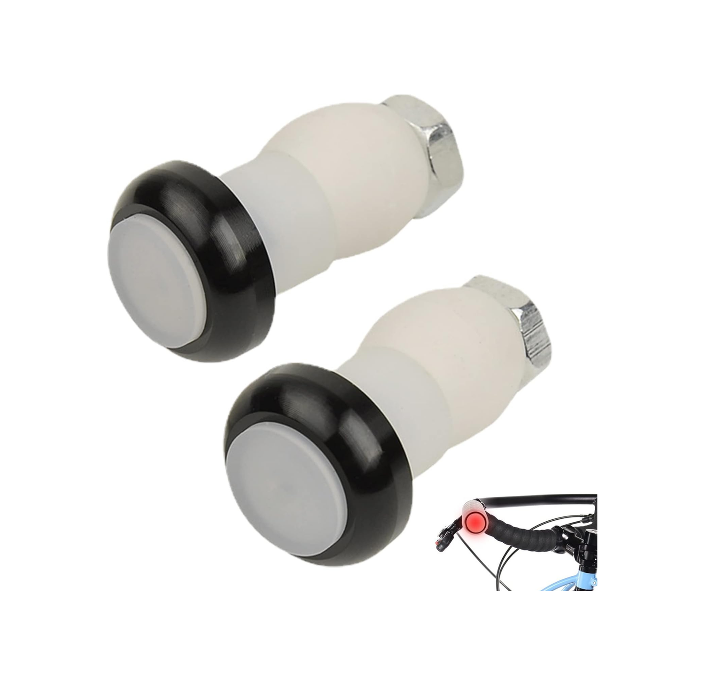 Paire feux de sécurité pour guidon