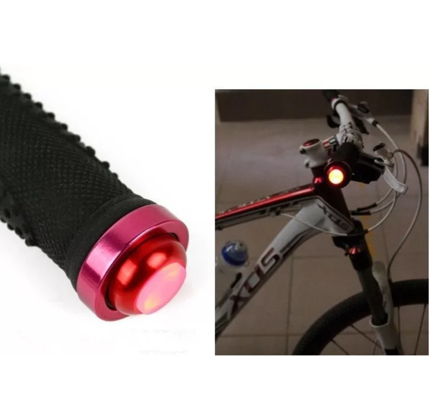 Paire feux de sécurité pour guidon