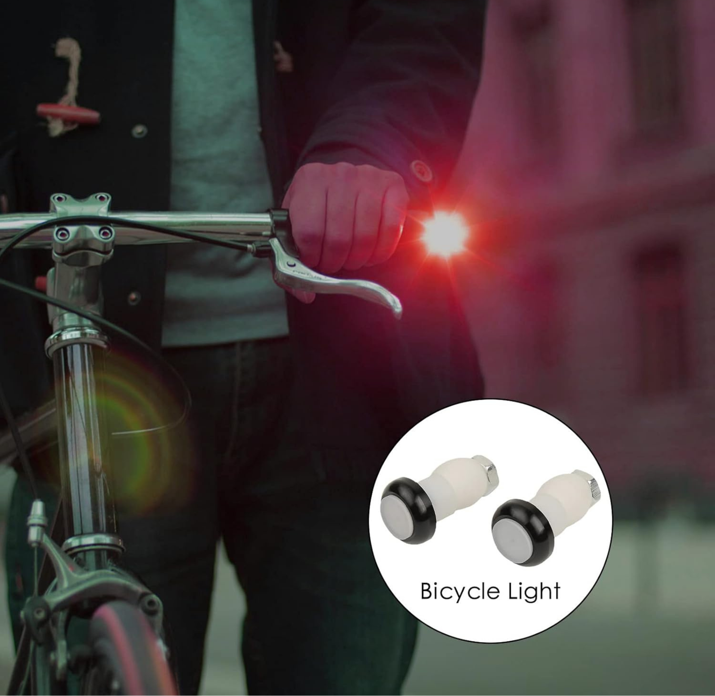 Paire feux de sécurité pour guidon