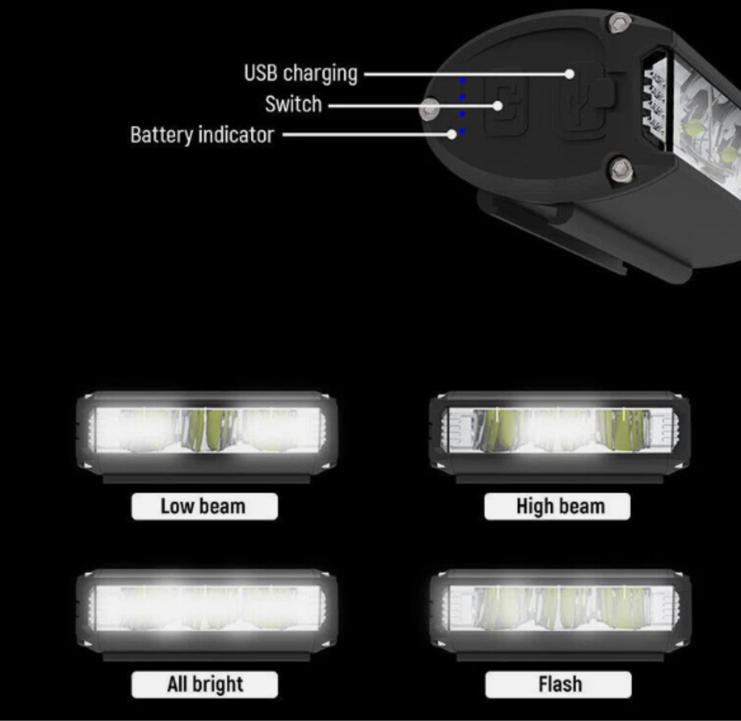 Phare rechargeable