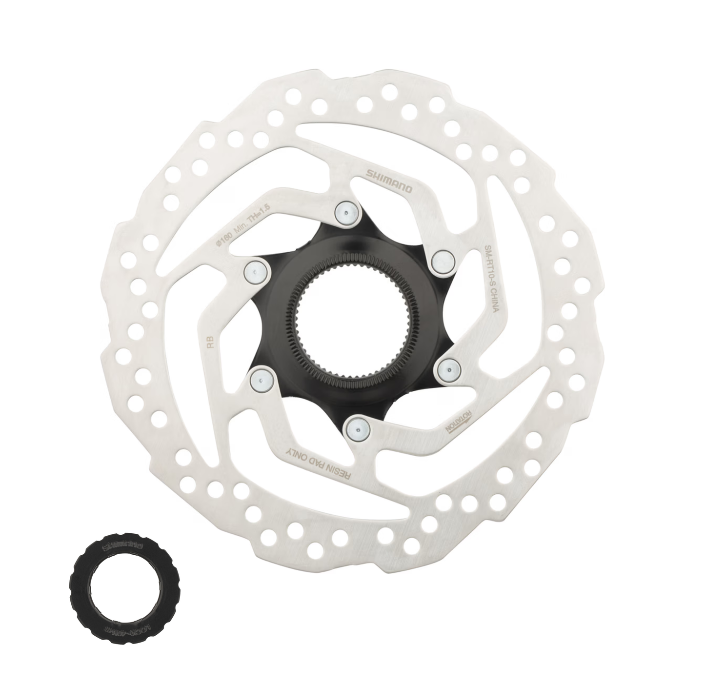 Disque de frein SHIMANO 160mm SM-RT10 Center Lock