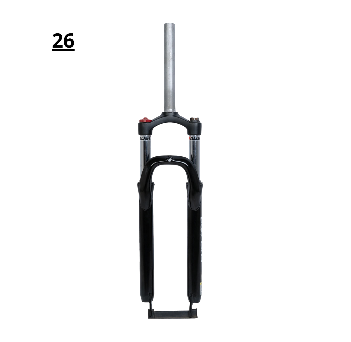 Fourche à suspension hydraulique 26" pour frein à disque