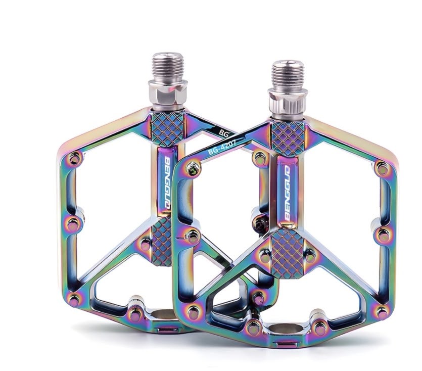Pédales BENGGUO Aluminium Rainbow